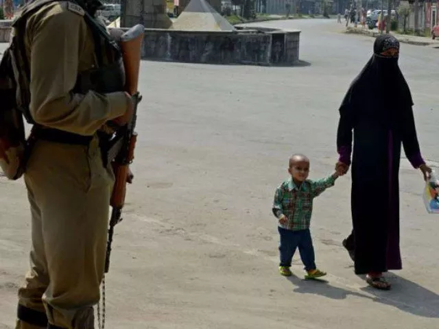 protesters barred from hoisting pakistan s flag photo afp protesters barred from hoisting pakistan s flag photo afp