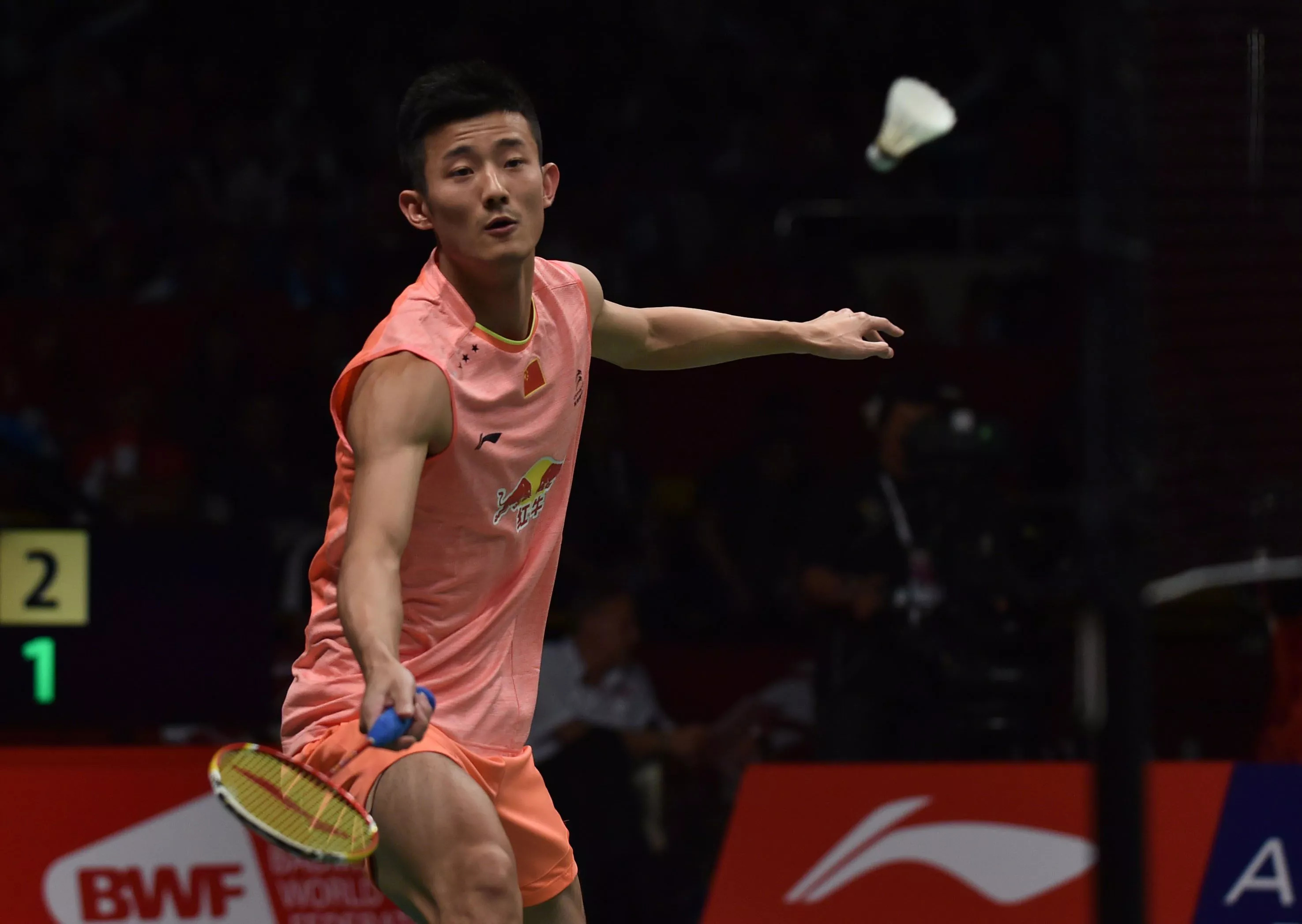 chen smashed kento momota of japan 21 9 21 15 photo afp chen smashed kento momota of japan 21 9 21 15 photo afp