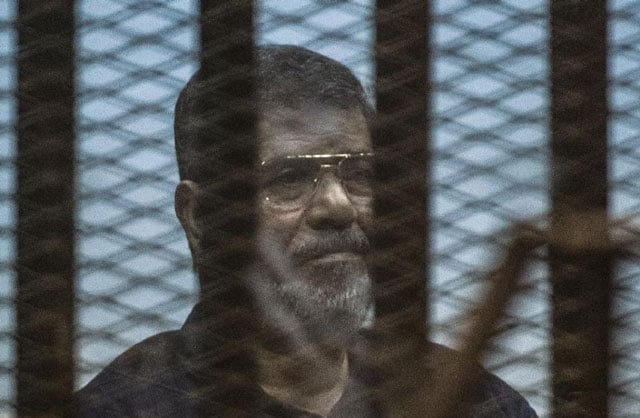 deposed egyptian president morsi has been sentenced to death for his role in a 2011 prison breakout and along with 105 others photo afp