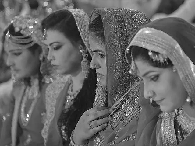 pakistani brides attend a mass wedding ceremony in karachi photo getty pakistani brides attend a mass wedding ceremony in karachi photo getty