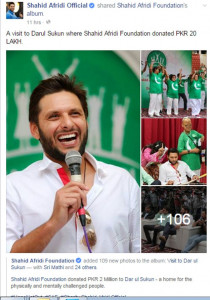 shahid afridi among world s top 20 charitable athletes shahid afridi among world s top 20 charitable athletes