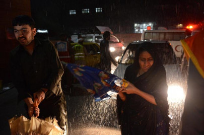 weather system rainstorms lash peshawar and shangla