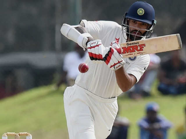 dhawan 29 sustained the injury during the first test in galle photo afp dhawan 29 sustained the injury during the first test in galle photo afp