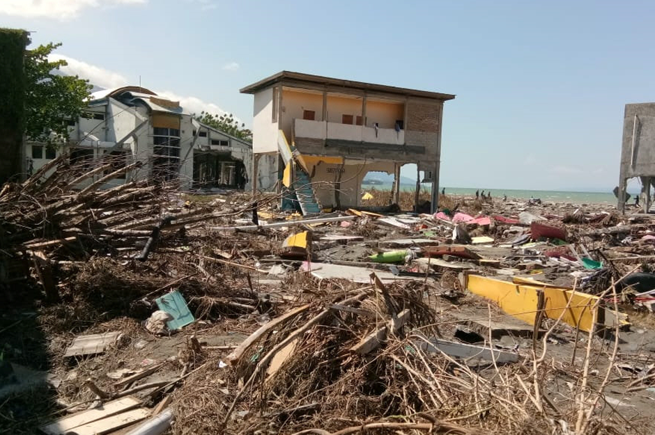  Debris is seen after an earthquake in Palu, Indonesia. Reuters