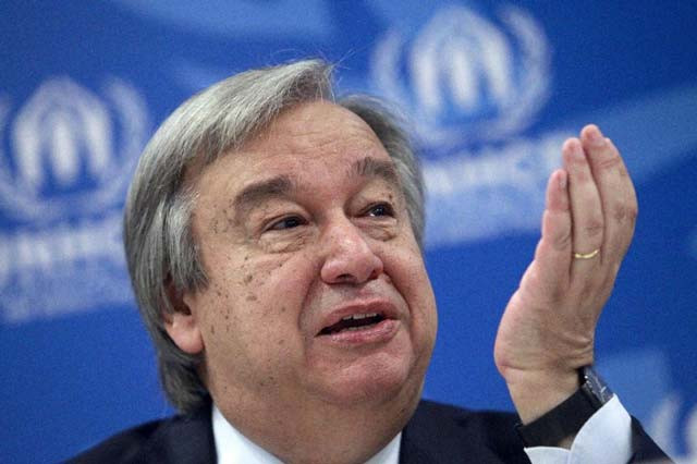 un high commissioner for refugees unhcr antonio guterres says more european countries need to help shoulder the refugee burden photo afp un high commissioner for refugees unhcr antonio guterres says more european countries need to help shoulder the refugee burden photo afp