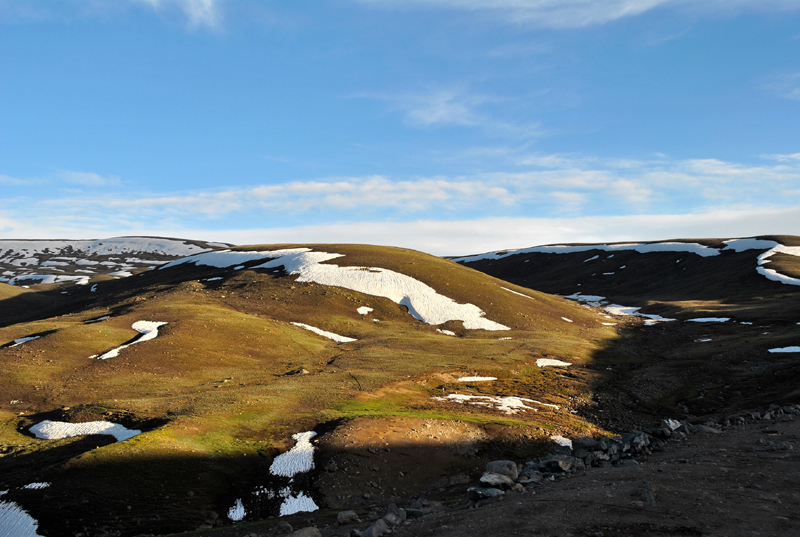 snowfall on the deosai plateau during early june photo majid hussain