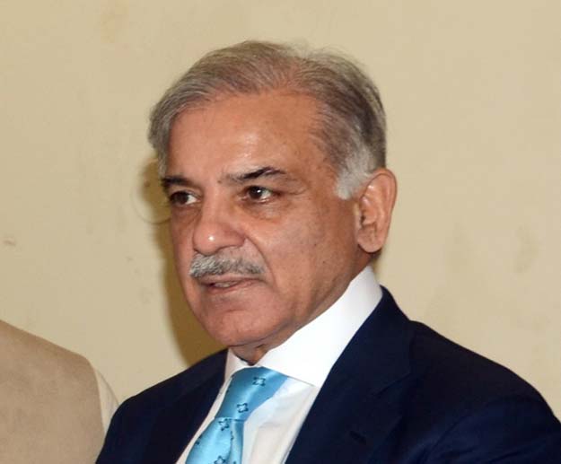 a file photo of punjab chief minister shahbaz sharif photo express