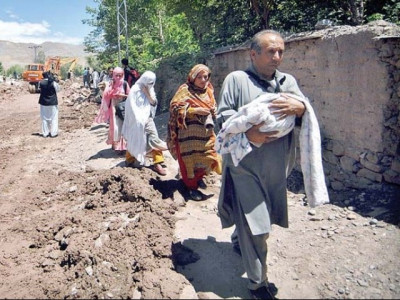 opposition leader urges premier to rebuild lives in flood hit chitral