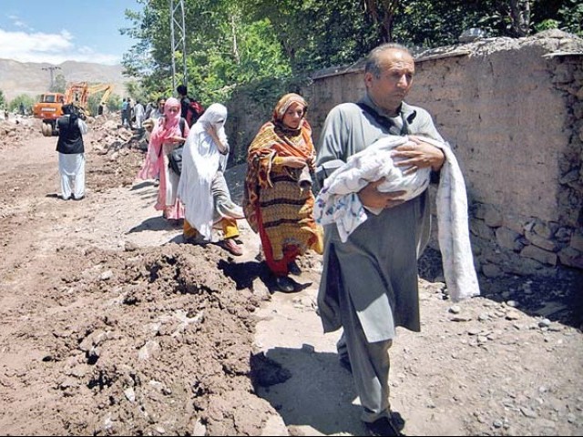 shah calls for rebuilding houses in chitral and waiving off loan they have acquired from banks photo inp