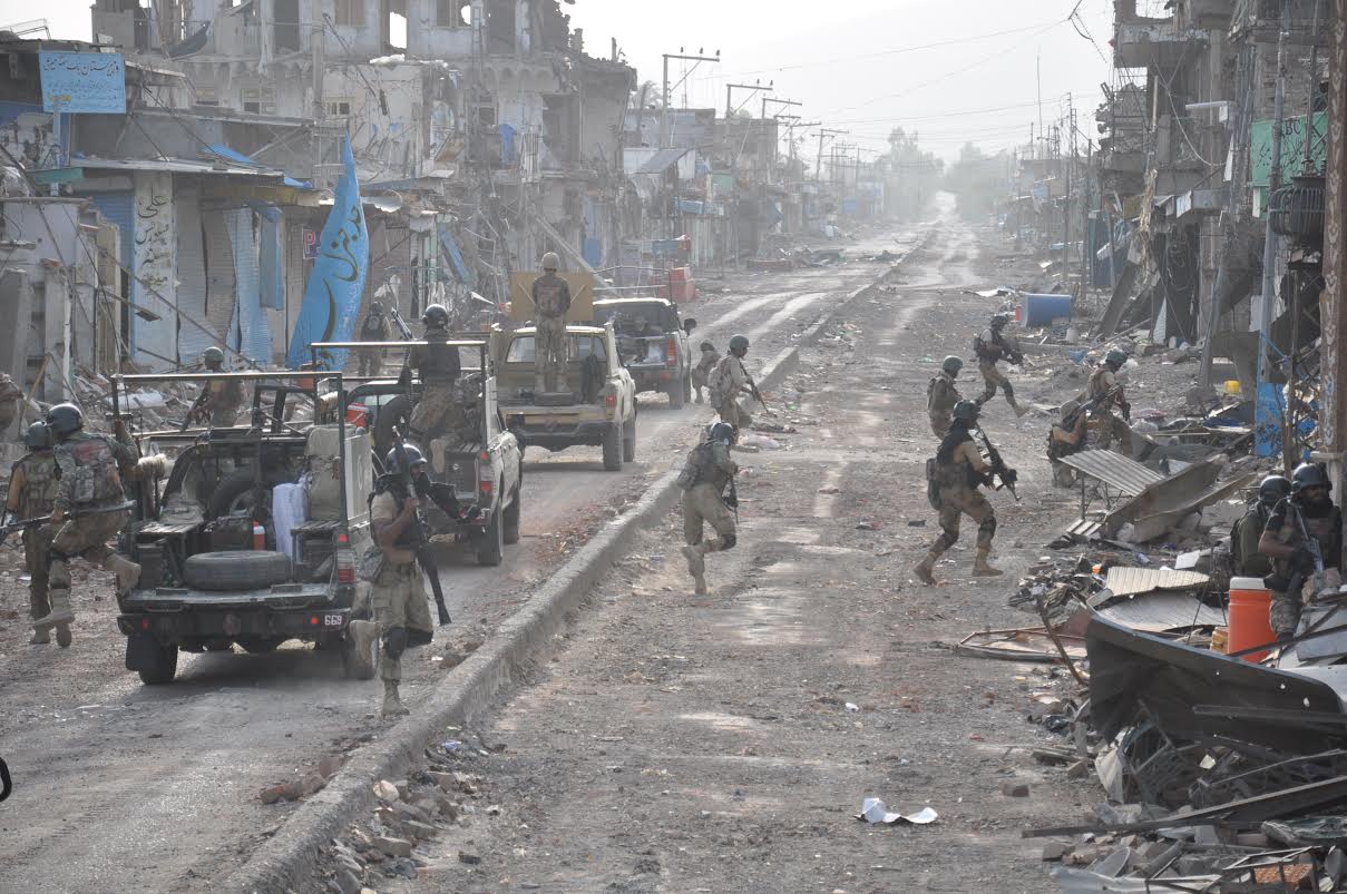 coas says fencing will further enhance security of public in both north and south waziristan photo ispr