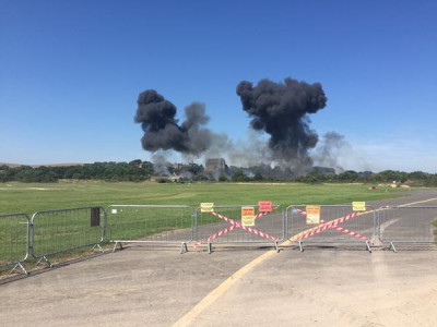 seven killed in british airshow crash as jet hits road seven killed in british airshow crash as jet hits road