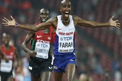 world championships farah records historic win