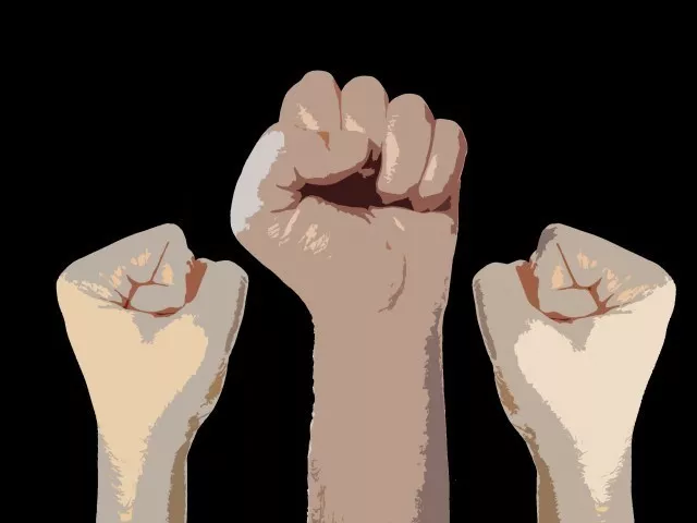the batala colony dsp met the protesters and assured them that the suspects would be arrested soon stock image the batala colony dsp met the protesters and assured them that the suspects would be arrested soon stock image