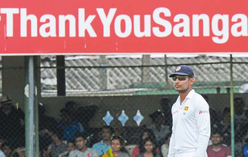 sangakkara finished his career with 12 400 runs from 134 tests photo afp