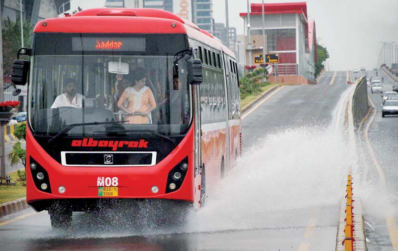 over 12 000 passengers travel every hour along the 24 kilometre signal free route for a nominal fare photo file