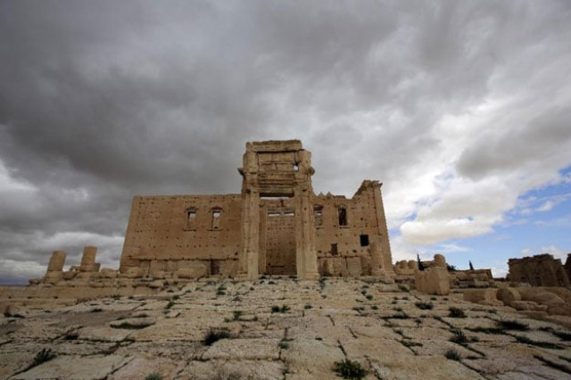 the sanctuary of baal pictured in the ancient oasis city of palmyra in march 2014 photo afp the sanctuary of baal pictured in the ancient oasis city of palmyra in march 2014 photo afp