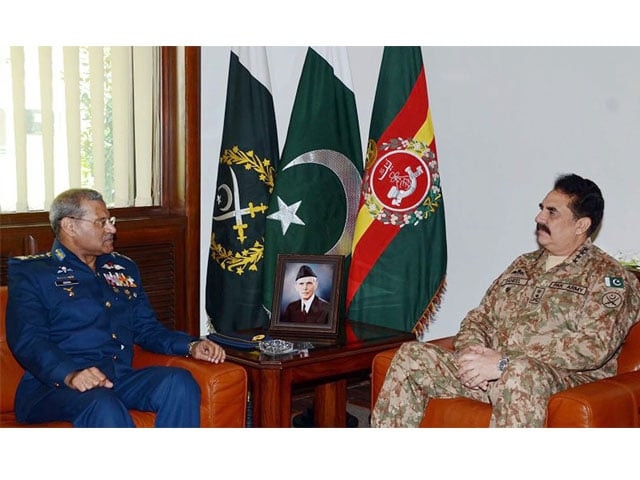 coas general raheel sharif meets chief of air staff air chief marshal sohail aman at the general headquarters ghq in rawalpindi photo ispr coas general raheel sharif meets chief of air staff air chief marshal sohail aman at the general headquarters ghq in rawalpindi photo ispr