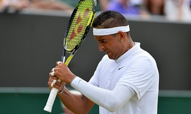 kyrgios was fined 10 000 by the atp photo afp kyrgios was fined 10 000 by the atp photo afp