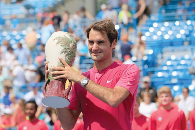 federer claimed his 87th career atp title and his 24th trophy in a masters 1000 event photo afp federer claimed his 87th career atp title and his 24th trophy in a masters 1000 event photo afp
