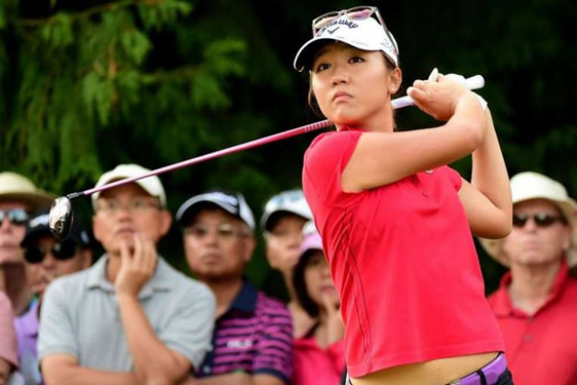 lydia ko of new zealand hits a tee shot on the fifth hole during the final round of the canadian pacific women 039 s open at the vancouver golf club on aug 23 2015 in vancouver canada photo afp lydia ko of new zealand hits a tee shot on the fifth hole during the final round of the canadian pacific women 039 s open at the vancouver golf club on aug 23 2015 in vancouver canada photo afp