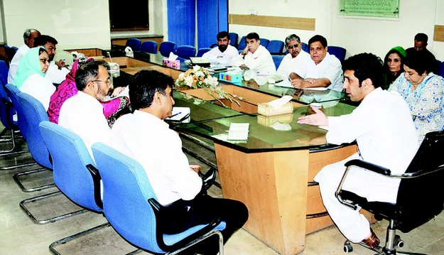 minister for health shahram khan tarakai chairing a meeting regarding imporvement in teaching hospitals of the province photo nni minister for health shahram khan tarakai chairing a meeting regarding imporvement in teaching hospitals of the province photo nni