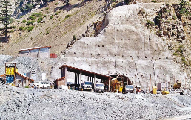 a view of the construction on lowari tunnel photo courtesy pdma a view of the construction on lowari tunnel photo courtesy pdma