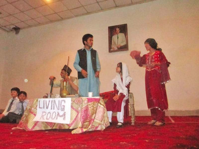 cultural show drama competition held in parachinar