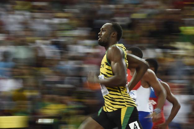 the jamaican clocked 20 28 seconds to win his heat photo afp