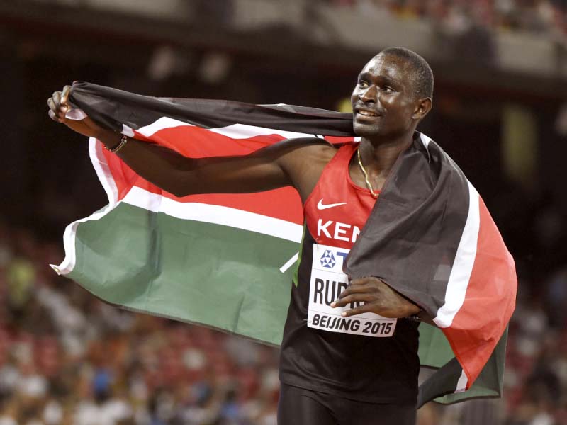 rudisha acknowledged that he had relished being an underdog in the two lap event photo afp