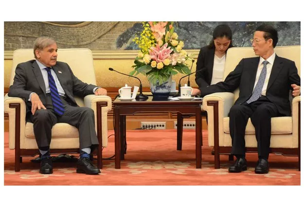 shahbaz sharif meets chinese deputy prime minister zhang gaoli and chinese bank president photo inp shahbaz sharif meets chinese deputy prime minister zhang gaoli and chinese bank president photo inp