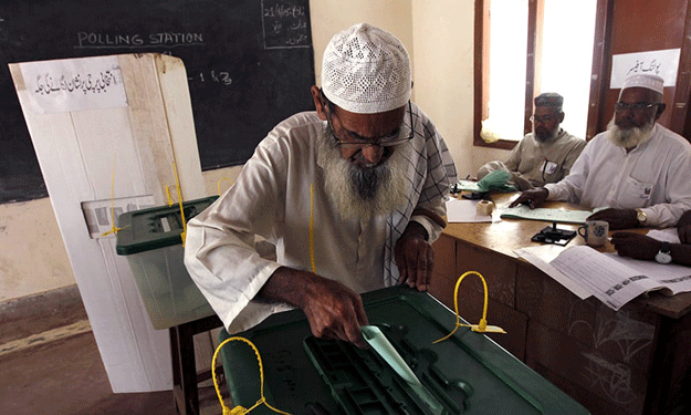 in first phase polls will be held in 13 8 distrcists of punjab and sindh respectively photo reuters