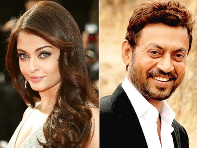 aishwariya rai bachchan and irrfan khan are set to star in upcoming film jazbaa to release on october 9 photos file aishwariya rai bachchan and irrfan khan are set to star in upcoming film jazbaa to release on october 9 photos file