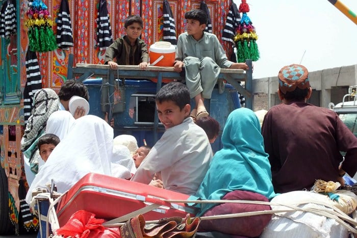 the basic aim of the project is to support the early recovery of approximately 120 000 displaced families from fata through two cash grants photo reuters