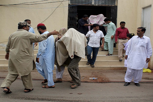 the arrest of the four suspects was disclosed at a press conference on thursday photo ppi