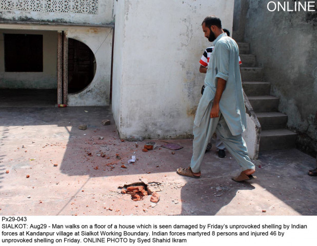 for the first time general sharif has linked indian sponsored terrorism in parts of pakistan with what he termed belligerence along the line of control photo online