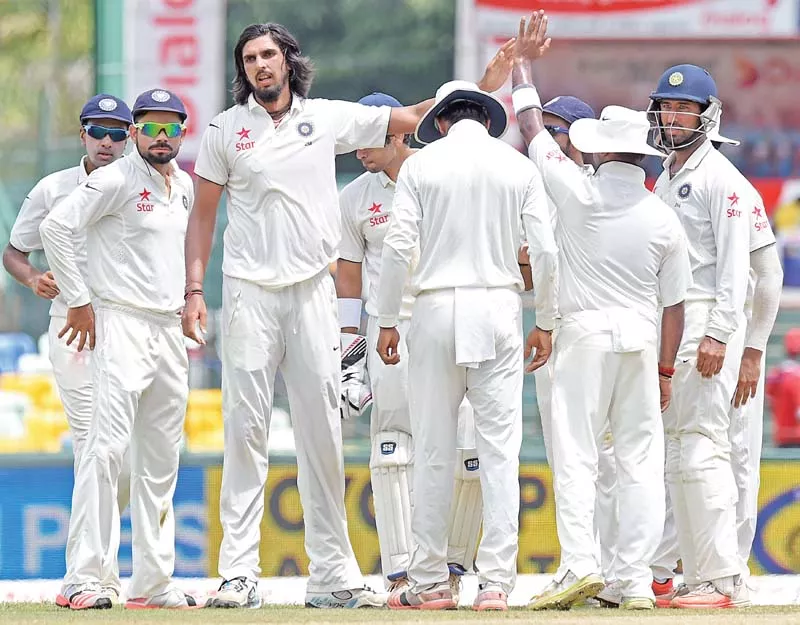 ishant sharma claimed his seventh career five wicket haul to give india a significant 111 run first innings lead photo afp ishant sharma claimed his seventh career five wicket haul to give india a significant 111 run first innings lead photo afp