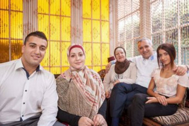 the rifi family from left faisal nemat lana jamal and sue photo abc