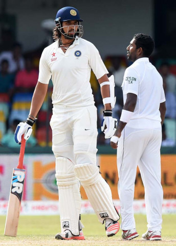 indian cricketer ishant sharma l and sri lankan cricketer dhammika prasad talk during the fourth day of the third and final test cricket match between sri lanka and india at the sinhalese sports club ssc in colombo on august 31 2015 photo afp indian cricketer ishant sharma l and sri lankan cricketer dhammika prasad talk during the fourth day of the third and final test cricket match between sri lanka and india at the sinhalese sports club ssc in colombo on august 31 2015 photo afp