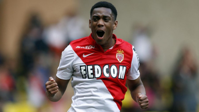 monaco 039 s french forward anthony martial celebrates after scoring a penalty during the french l1 football match between monaco and toulouse on may 3 2015 photo afp monaco 039 s french forward anthony martial celebrates after scoring a penalty during the french l1 football match between monaco and toulouse on may 3 2015 photo afp