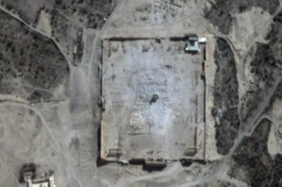 satellite images confirm destruction of famed temple in syria s palmyra un