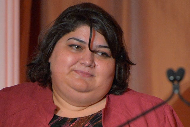 a file picture taken on october 29 2012 in beverly hills california shows honoree khadija ismayilova azerbaijan 039 s investigative journalist onstage during the 2012 courage in journalism awards hosted by the international women 039 s media foundation held at the beverly hills hotel photo afp a file picture taken on october 29 2012 in beverly hills california shows honoree khadija ismayilova azerbaijan 039 s investigative journalist onstage during the 2012 courage in journalism awards hosted by the international women 039 s media foundation held at the beverly hills hotel photo afp