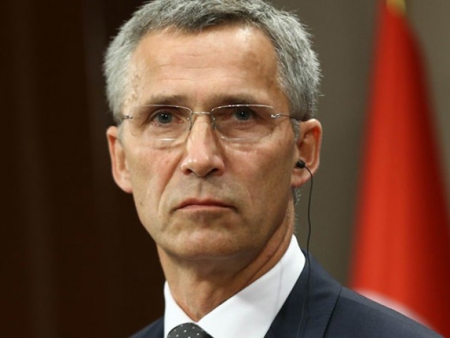 a file photo of nato 039 s chief jens stoltenberg photo afp