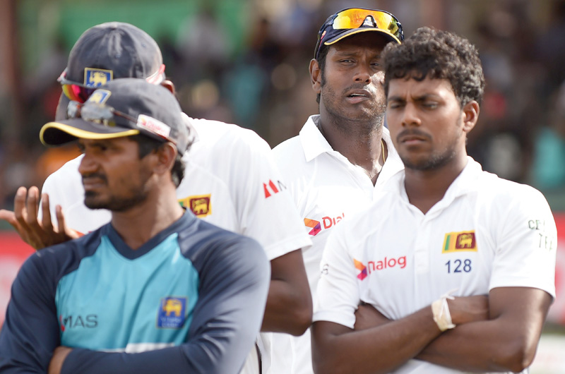 mathews grinds his teeth after the match the skipper would be wondering what more he can do to get his side back on track photo afp