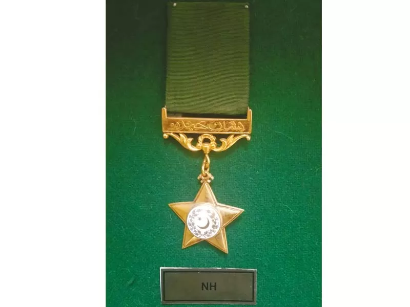 as pakistan observes the 50th anniversary of the 1965 war today take a closer look at the nishan e haider photo courtesy ispr as pakistan observes the 50th anniversary of the 1965 war today take a closer look at the nishan e haider photo courtesy ispr