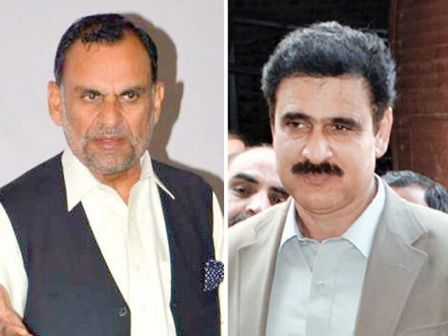 senator azam swati and mpa yasin khalil photo file