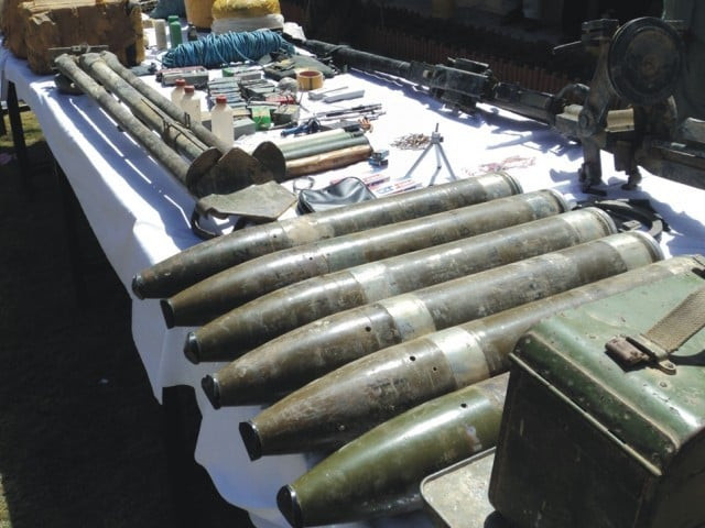 the fc troops recovered a number of suicide jackets ieds and rocket propelled grenades rpgs photo banaras khan express the fc troops recovered a number of suicide jackets ieds and rocket propelled grenades rpgs photo banaras khan express