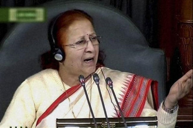 pakistan is not focused on development does not think about its citizens says lok sabha speaker photo pti pakistan is not focused on development does not think about its citizens says lok sabha speaker photo pti