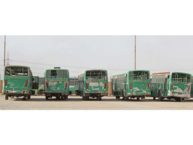 of the 16 buses to be brought on the roads around a month only 12 have hit the roads the rs10 million project has once again been hit by bureaucratic apathy photo aysha saleem express of the 16 buses to be brought on the roads around a month only 12 have hit the roads the rs10 million project has once again been hit by bureaucratic apathy photo aysha saleem express