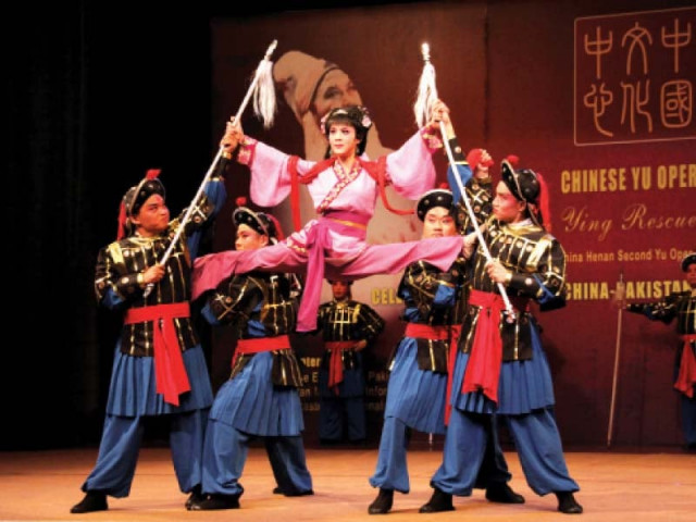 scenes from the yu opera s rendition of cheng ying rescues the orphan at the pnca photo express