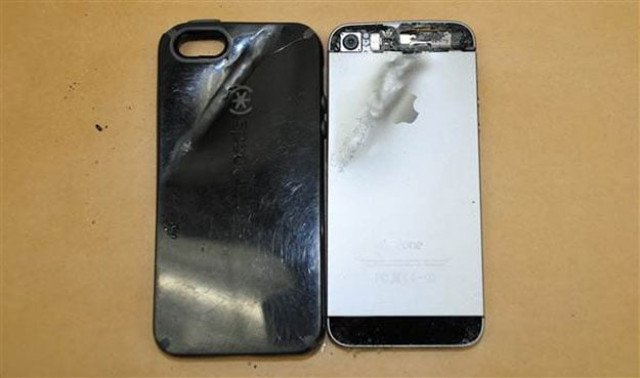 a fresno state university student 039 s iphone stopped a bullet during an attempted robbery photo fresno police department a fresno state university student 039 s iphone stopped a bullet during an attempted robbery photo fresno police department